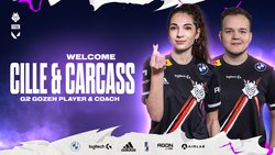 G2 Gozen add Cille as a player; Carcass as a coach