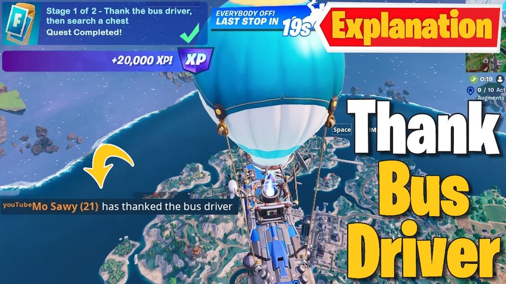 How to thank the bus driver in fortnite