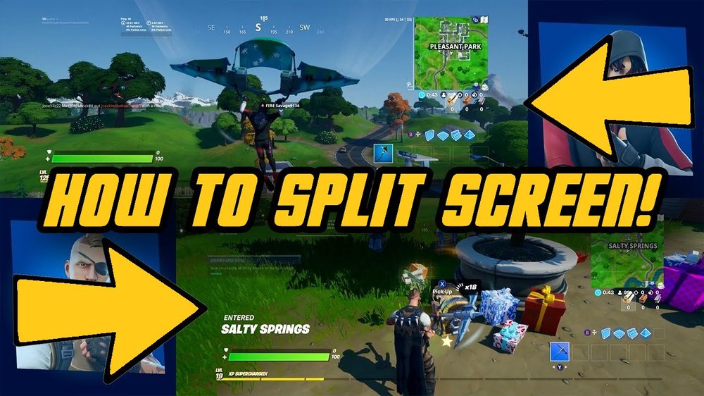 How to Use SplitScreen Mode in Fortnite