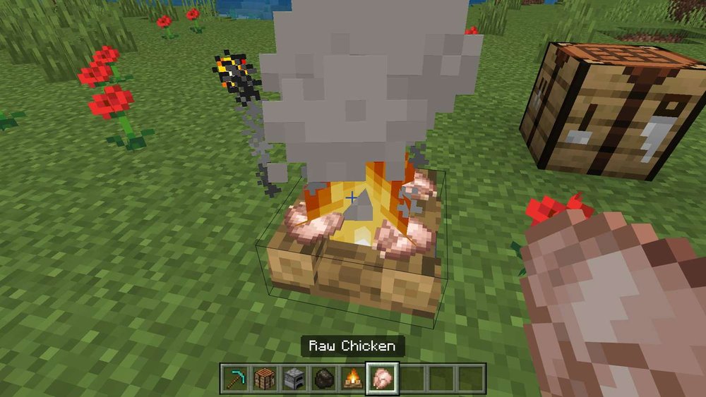 How to Make a Campfire in Minecraft Step By Step Guide